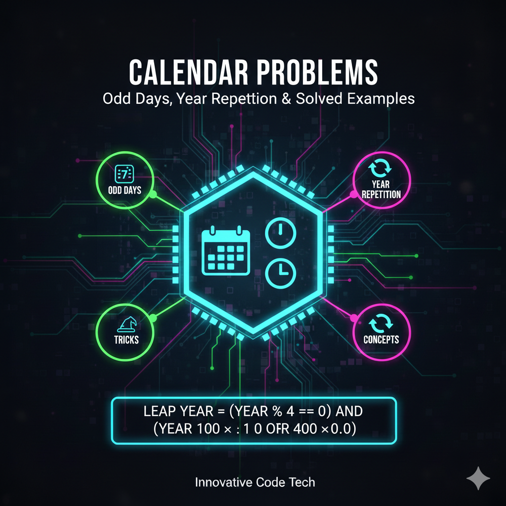 Calendar Problems Odd Days, Year Repetition & Solved Examples