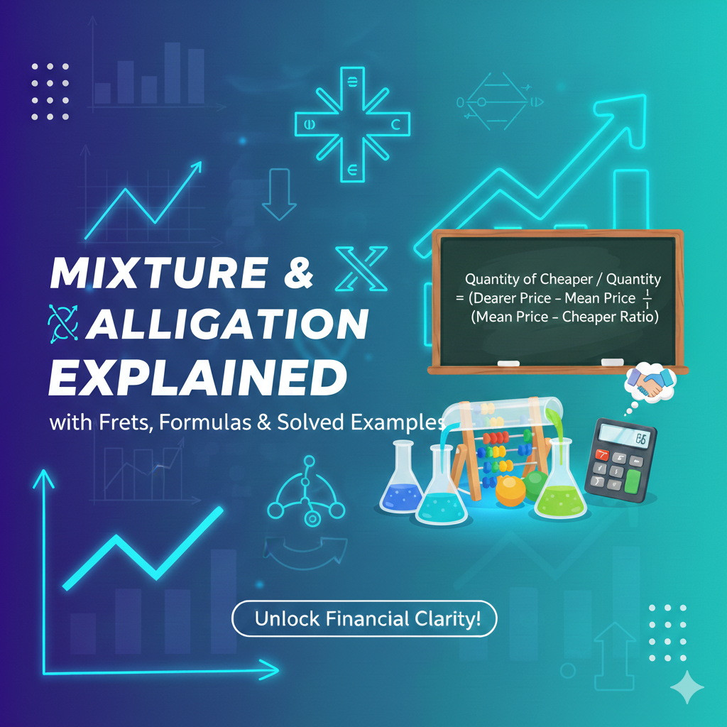 Mixture and Alligation Explained with Formulas and Examples
