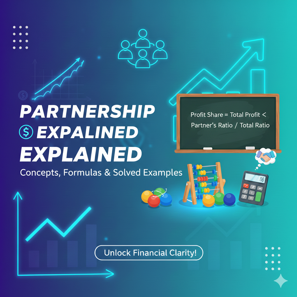 Partnership Explained: Concepts, Formulas, and Solved Examples
