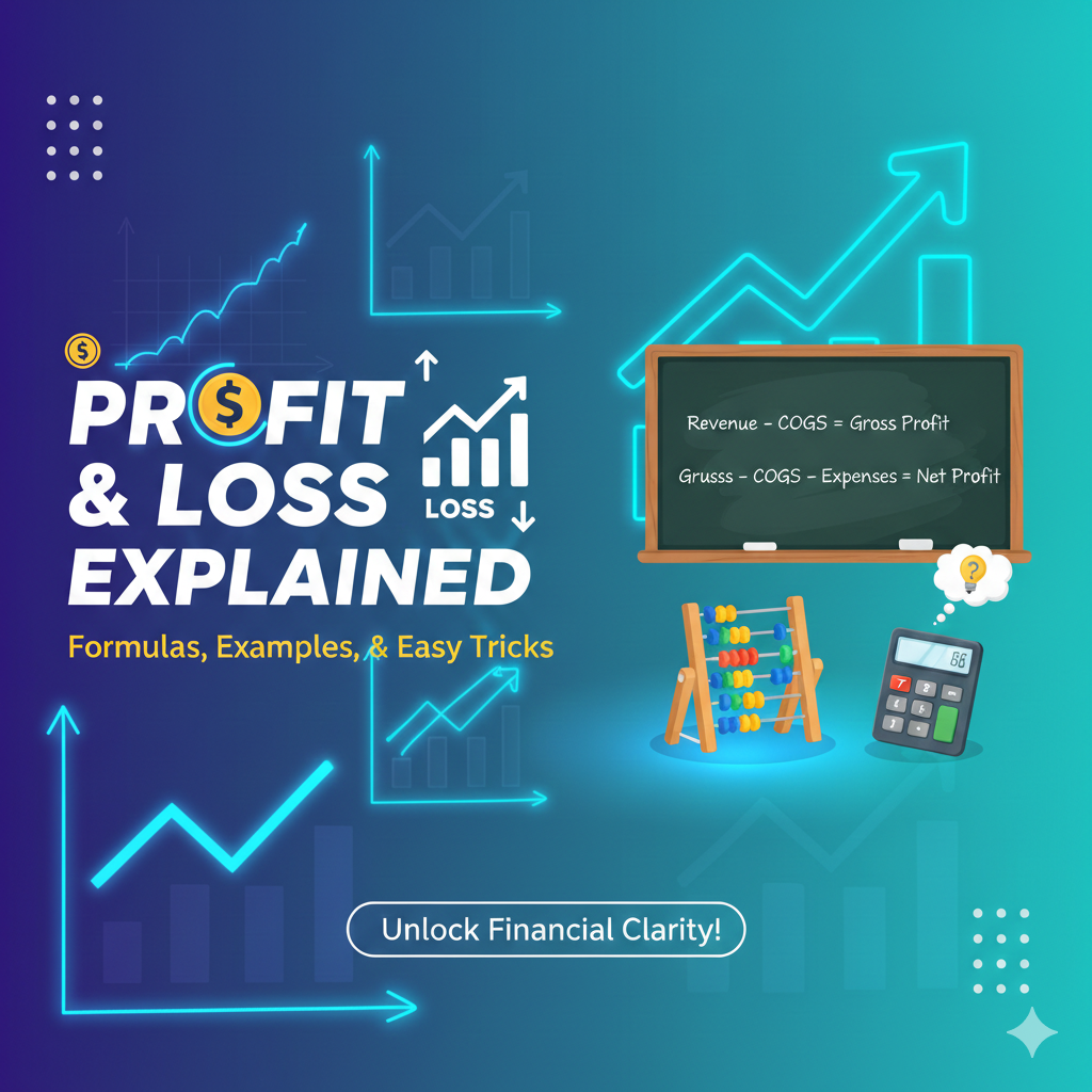 Profit and Loss Explained: Formulas, Examples, and Easy Tricks