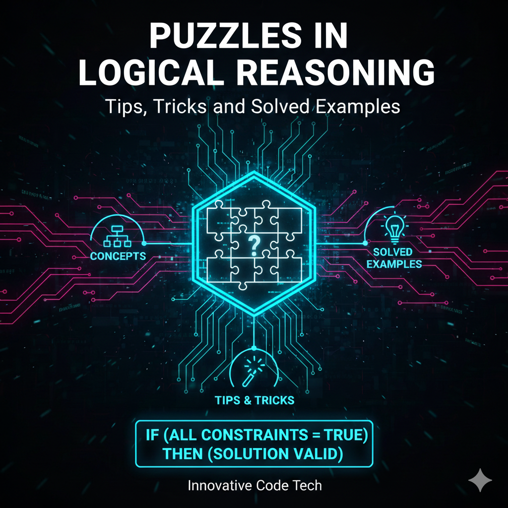 Puzzles in Logical Reasoning: Tips, Tricks, and Solved Examples