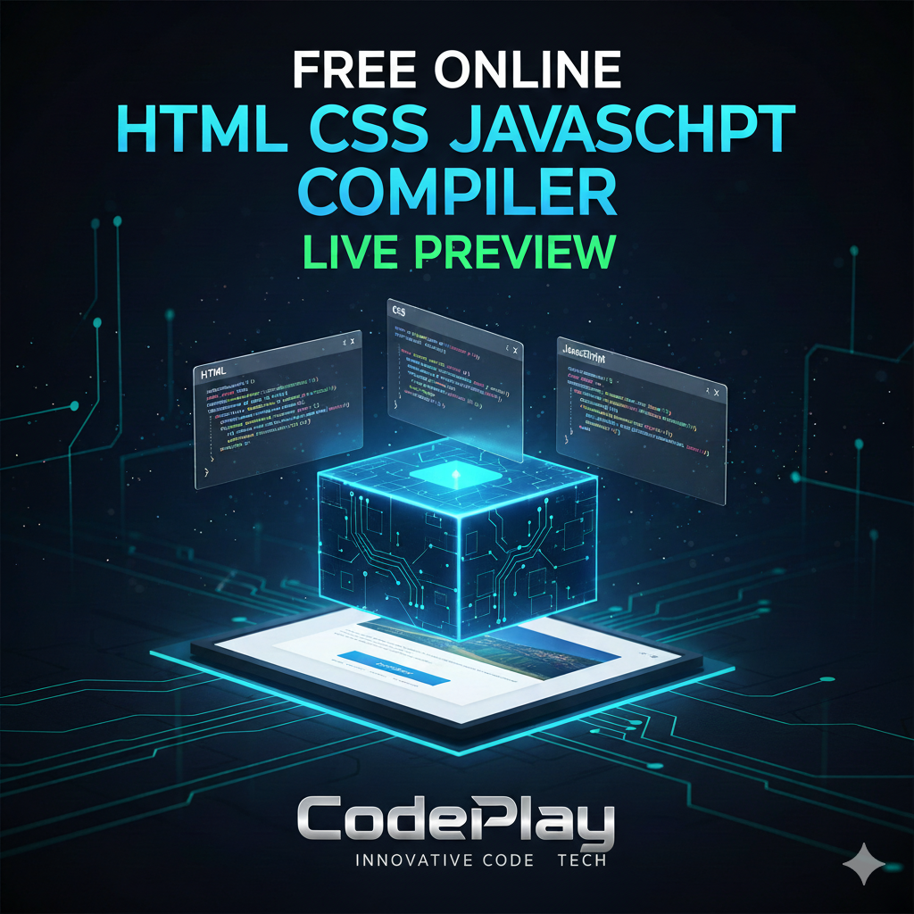 Free Online HTML CSS JavaScript Compiler with Live Preview (2026)