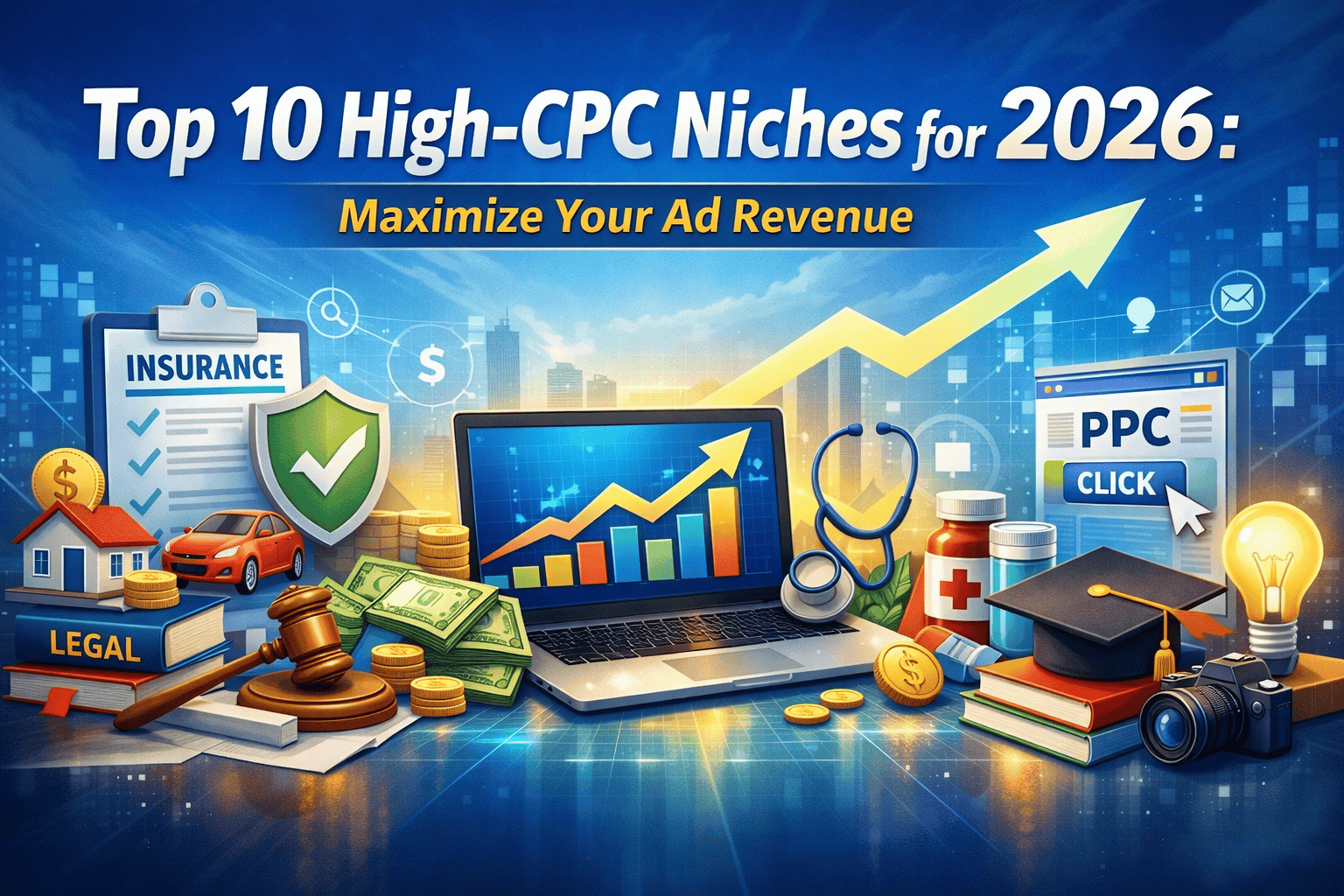 Top 10 High-CPC Niches for 2026: Maximize Your Ad Revenue